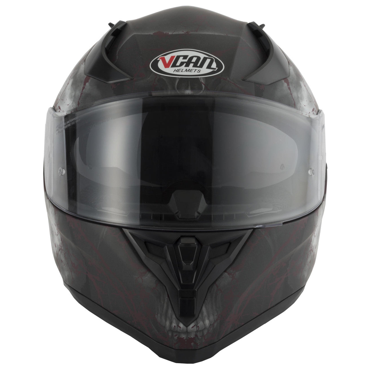 VCAN H128 Rage Full Face Motorcycle Helmet- Rage Graphic 2024-Win Impex Moto