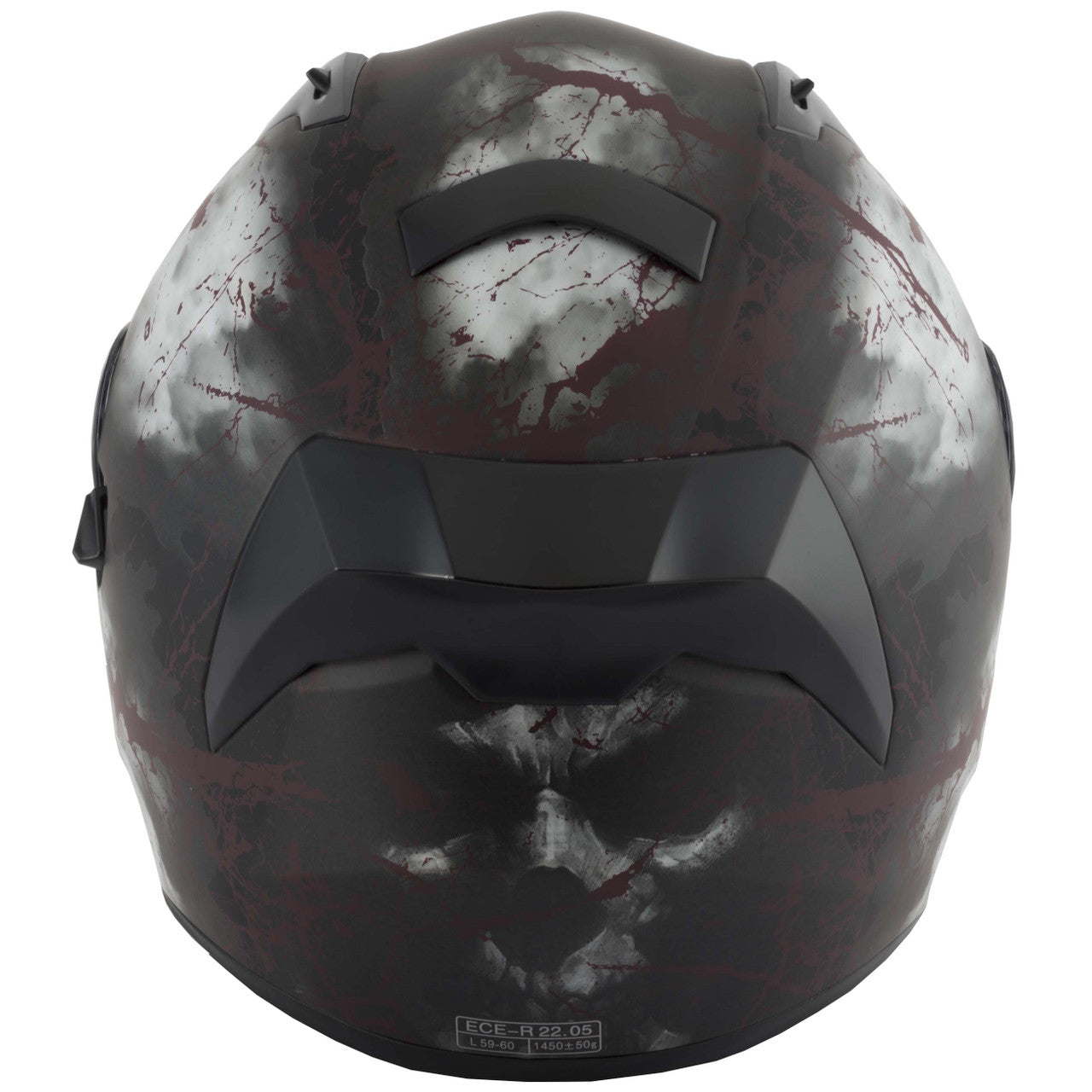VCAN H128 Rage Full Face Motorcycle Helmet- Rage Graphic 2024-Win Impex Moto