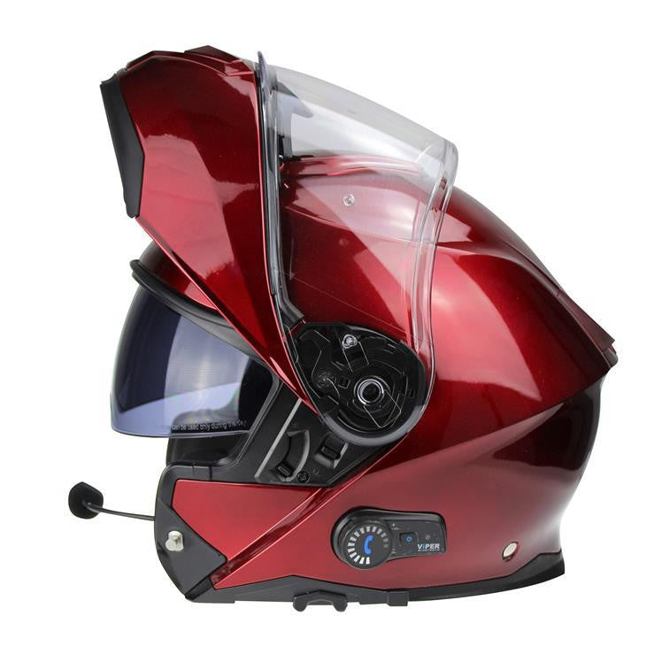 Viper RSV191 Blinc Bluetooth 3.0 Flip Up Modular Motorcycle Helmet-Win Impex Moto