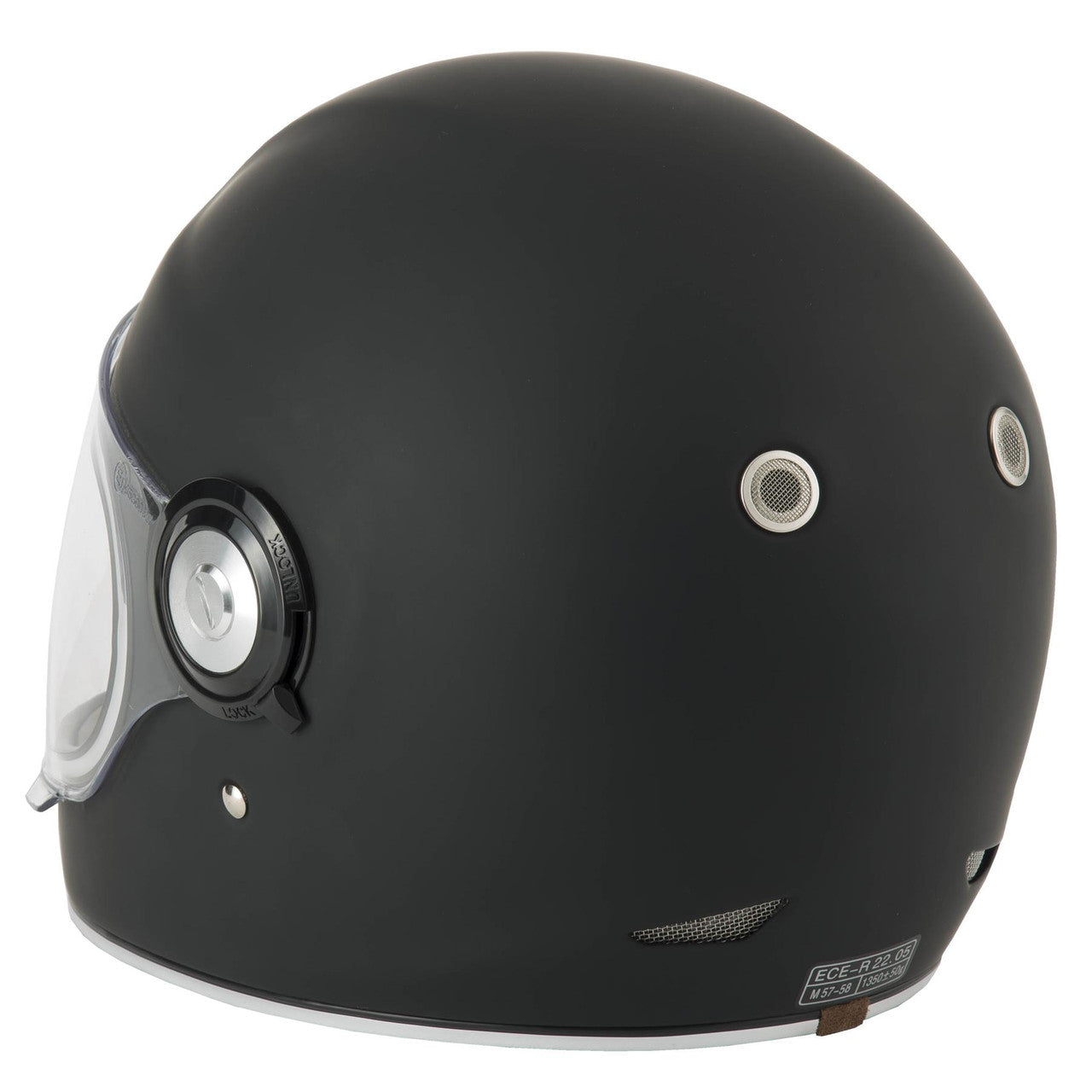 Vcan V135 Full Face Motorcycle Retro Vintage Helmet-Win Impex Moto