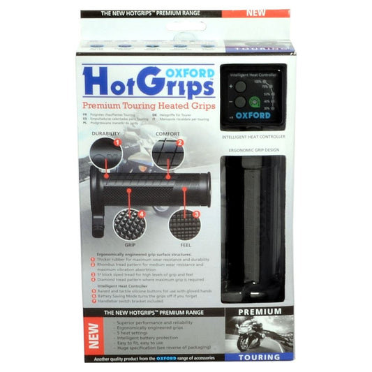 Oxford Motorcycle Motorbike Premium Touring Heated Hot Grips-Win Impex Moto