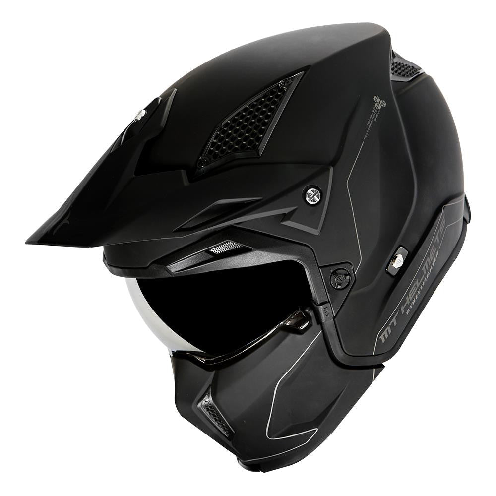 MT Streetfighter Full Face Adventure MotorbikeHelmet-Win Impex Moto
