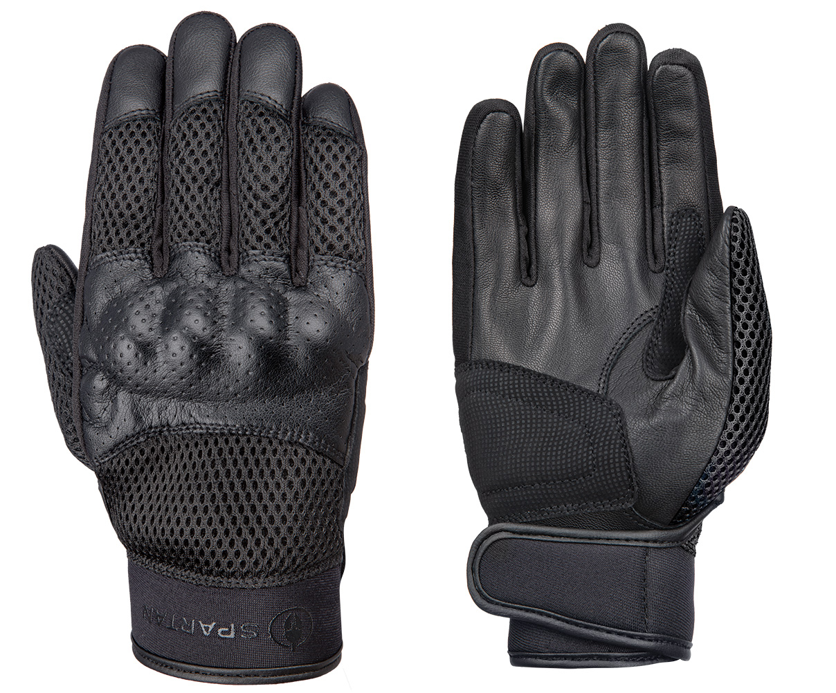Spartan Air Motorcycle Light Weight Men's Glove – Black-Win Impex Moto