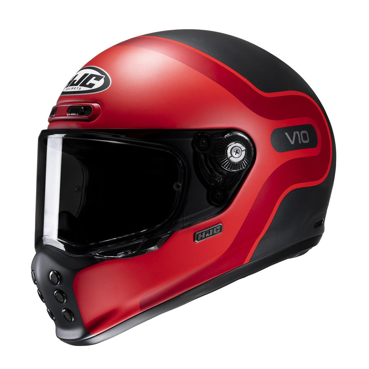 HJC V10 Grape Motorcycle Motorbike Fiber Glass Shell Helmet - New Stock-Win Impex Moto