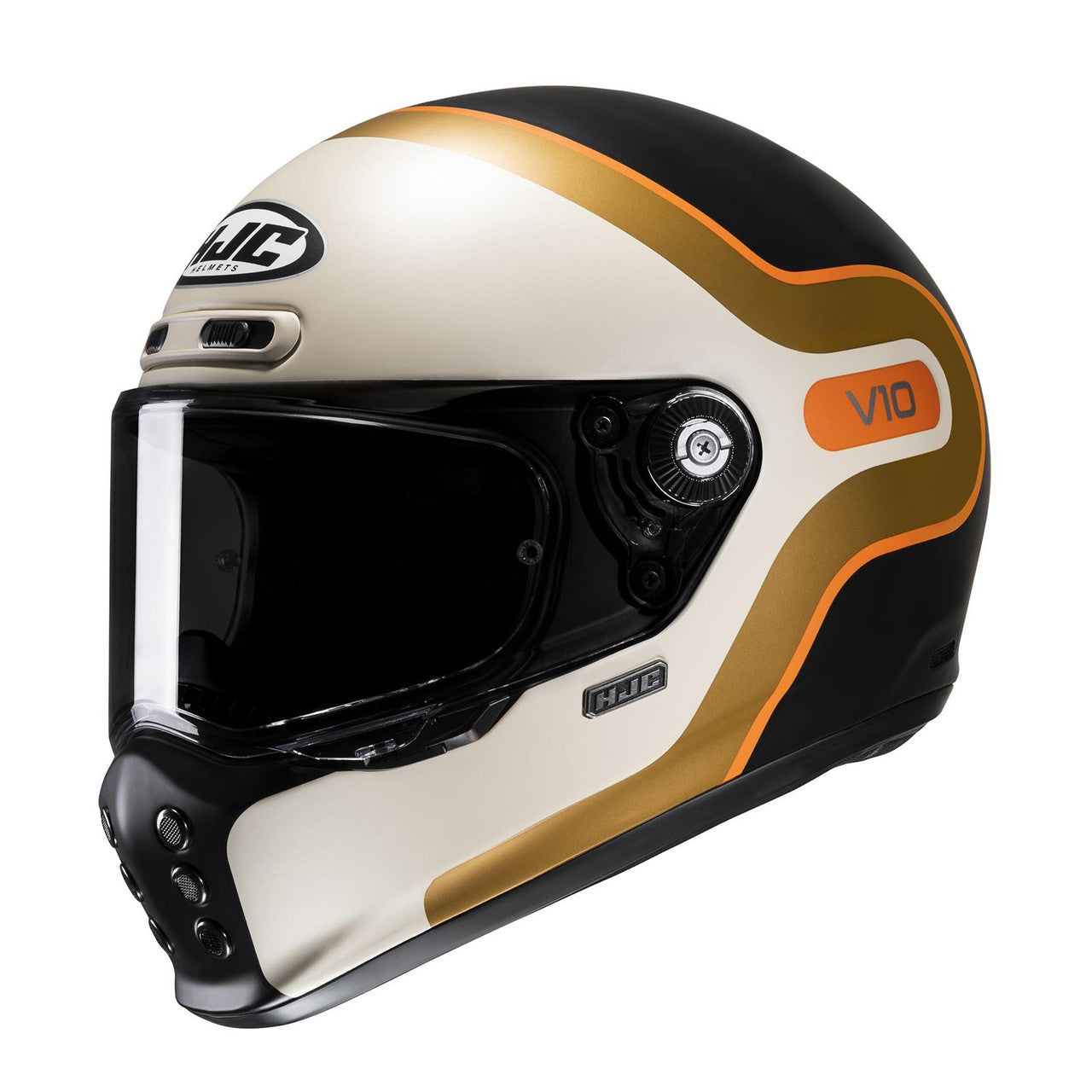 HJC V10 Grape Motorcycle Motorbike Fiber Glass Shell Helmet - New Stock-Win Impex Moto