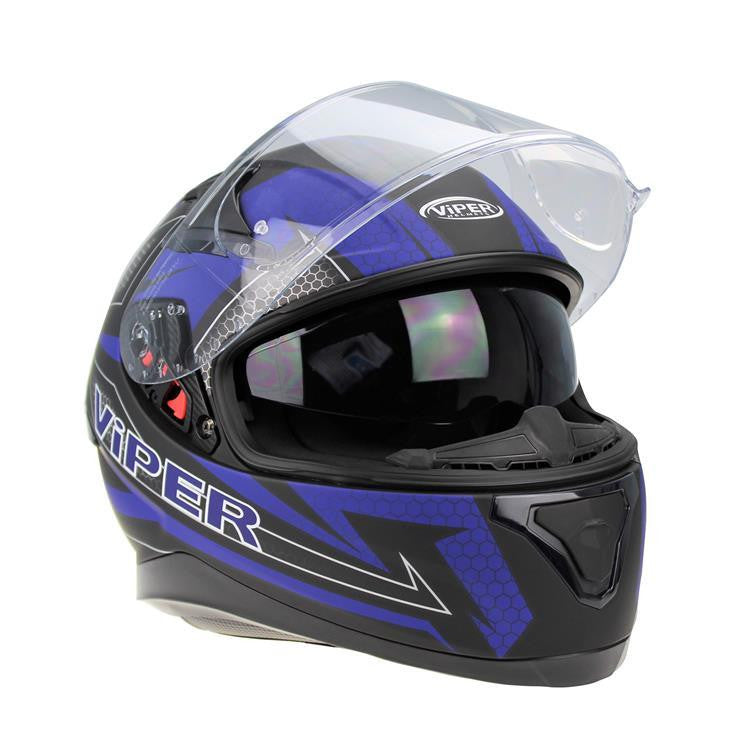VIPER RSV95 SPIRIT MOTORCYCLE FULL FACE CRASH HELMET-Win Impex Moto