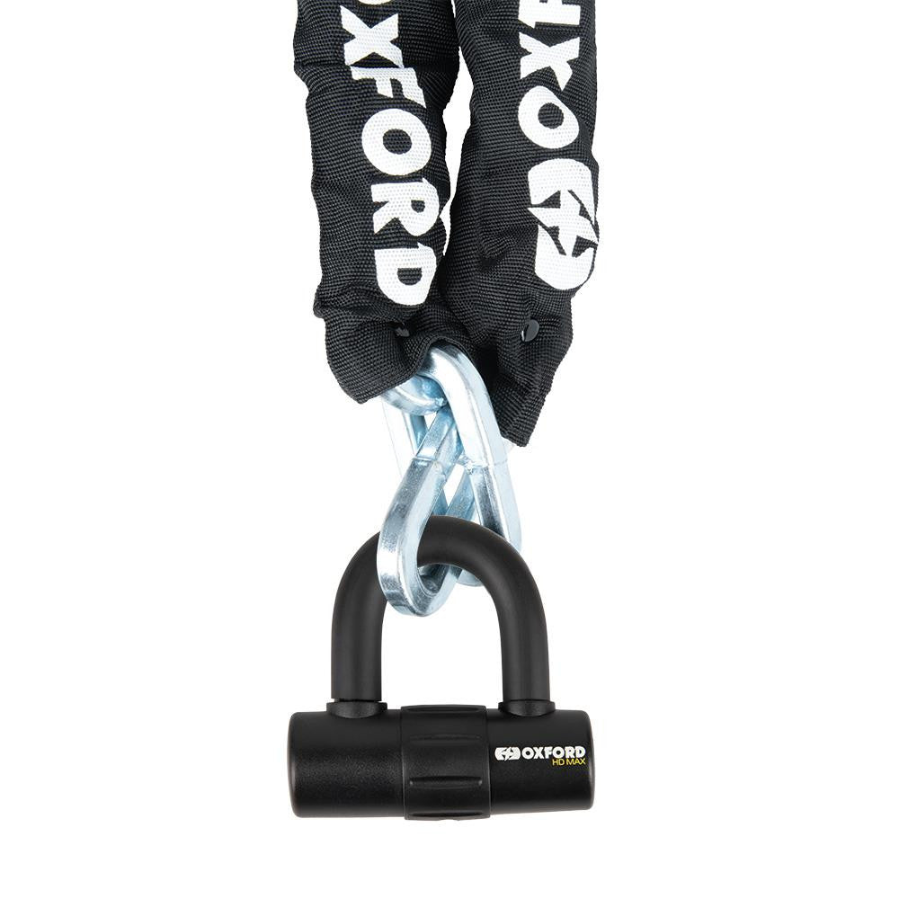 Oxford HD MAX Chain Lock 12mm x 1.5m-Win Impex Moto