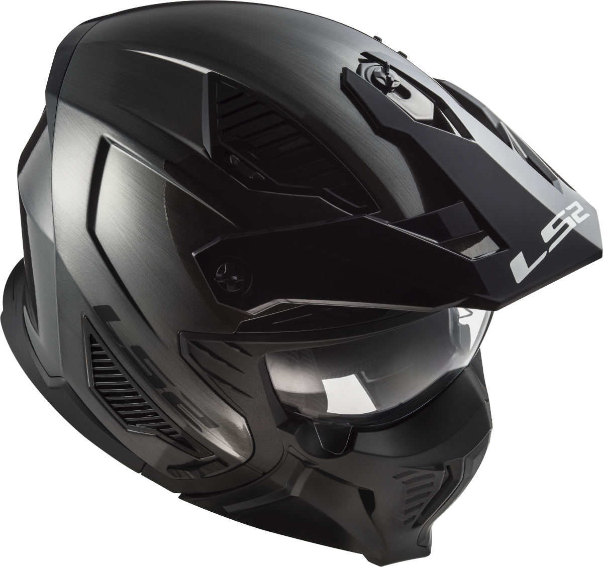 LS2 OF606 DRIFTER HELMET JEANS TITANIUM-06-Win Impex Moto