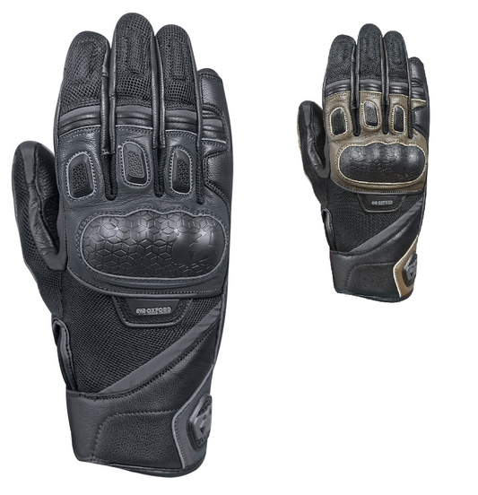 Oxford Outback Summer Motorcycle Motorbike Riding Gloves-Win Impex Moto