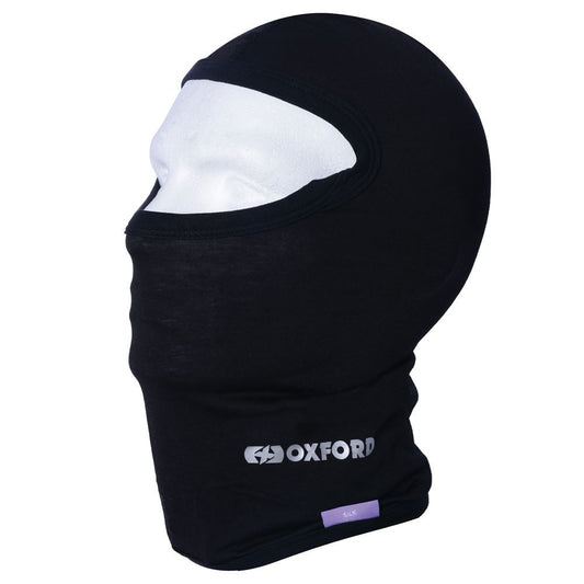 Oxford Deluxe Balaclava Silk Black For Motorcycle-Win Impex Moto