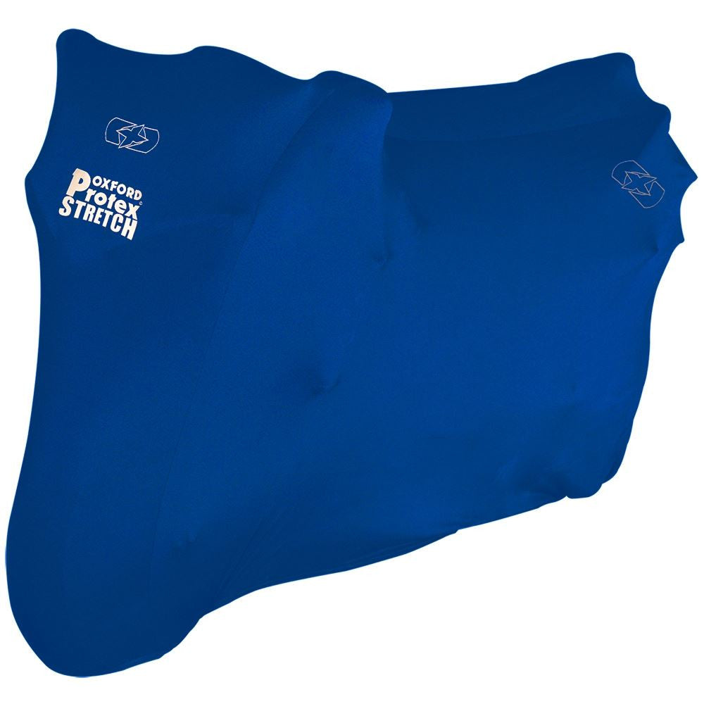 Oxford Protex Stretch Indoor Cover XL | Blue | Premium Bike Protection-Win Impex Moto
