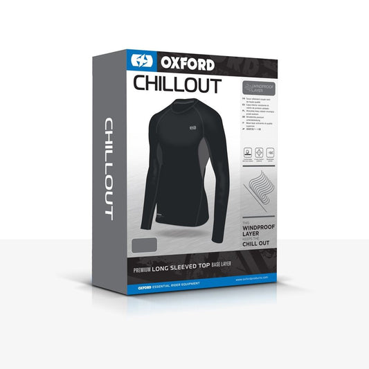 Oxford Chillout Top Comfortable Motorcycle Base Layers-Win Impex Moto