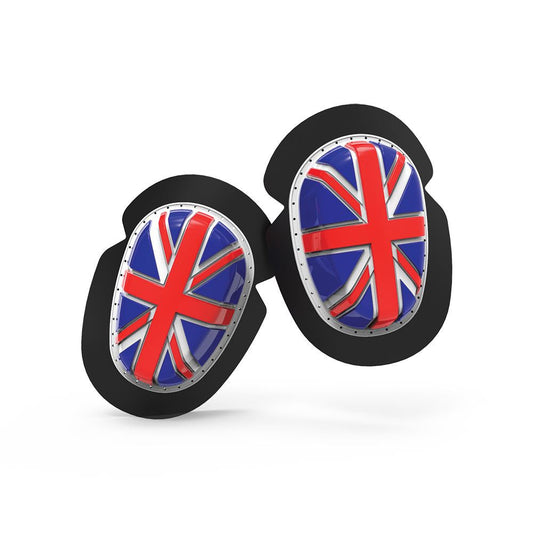 Oxford Knee Sliders Union Jack Hard Wearing For Motorcycle-Win Impex Moto