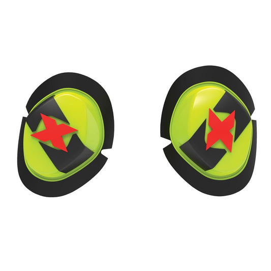 Oxford Hard Wearing Motorcycle Knee Sliders Yellow Black-Win Impex Moto