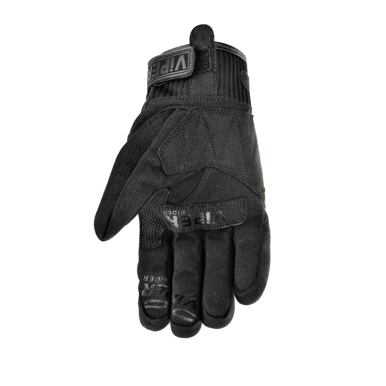 Viper Street 4 CE Approved Textile Motorcycle Gloves Black-Win Impex Moto