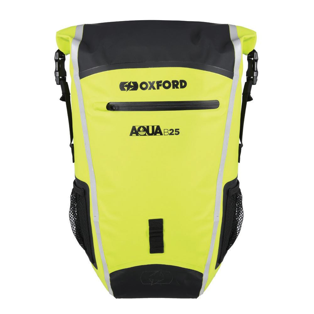 Oxford Aqua B25 Hydro 25 Liter Backpack Rucksack Black/Fluo-Win Impex Moto