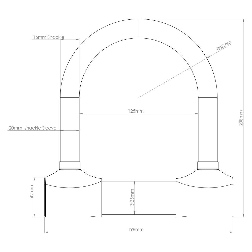 Oxford Alarm-D 200mmL x 196mmW x 16mm - LK220-Win Impex Moto