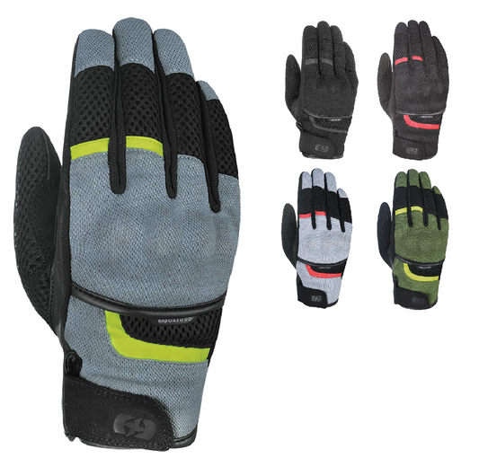 Oxford Brisbane Air Short Motorcycle Gloves | Lightweight, Breathable & Protective for Summer Rides-Win Impex Moto