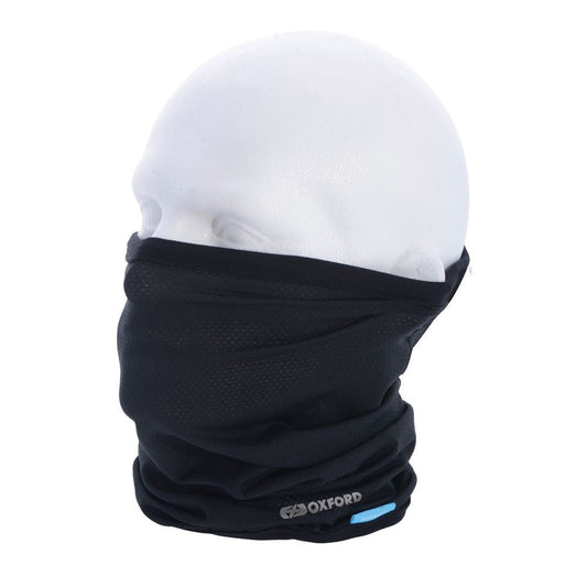 Oxford Comfortable 4-way Motorcycle Neck Tube Coolmax Black-Win Impex Moto