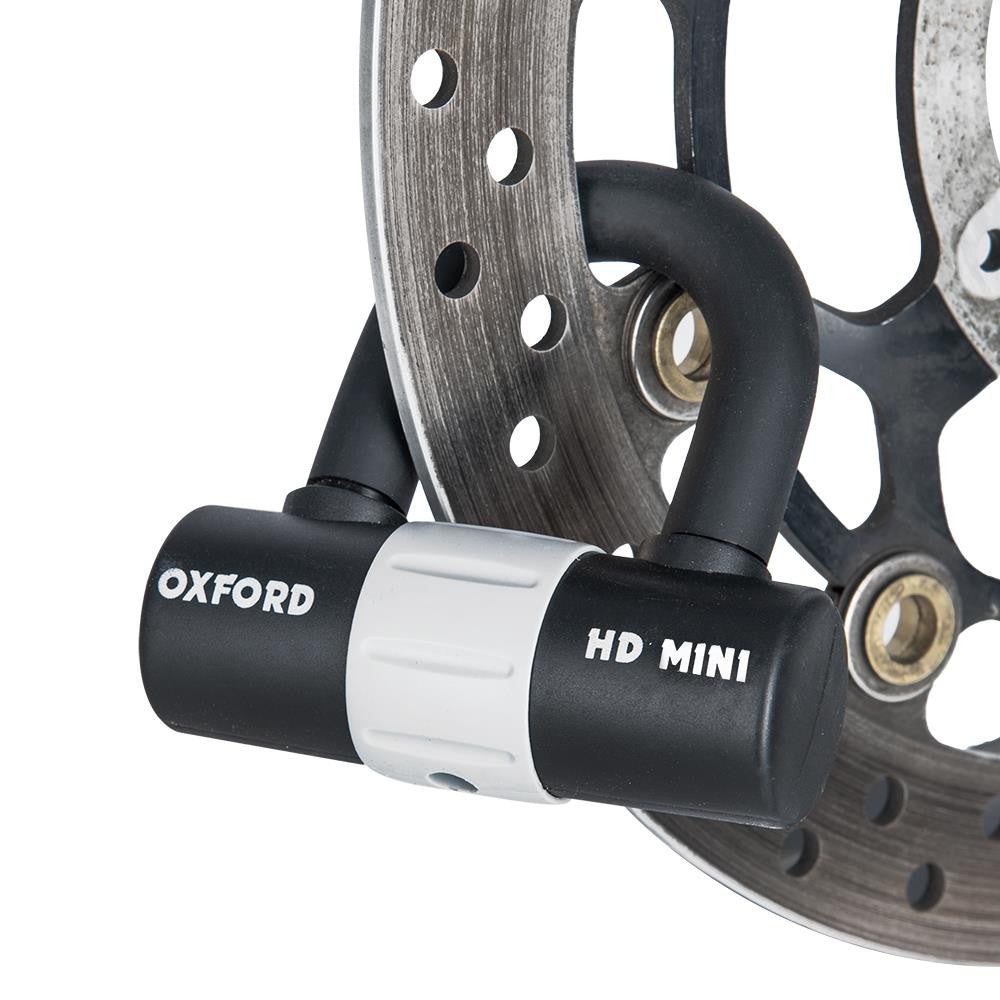 Oxford HD Mini Shackle Lock | Compact & Heavy-Duty Motorcycle Security-Win Impex Moto