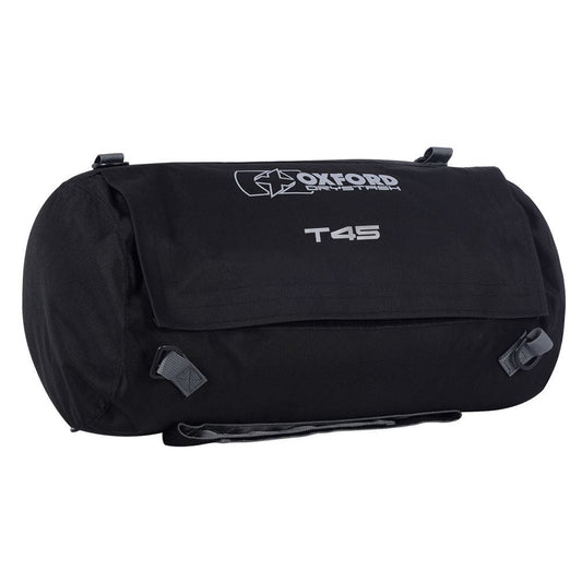 Oxford OL313 T45 Travel Motorcycle Roll Bag Black-Win Impex Moto
