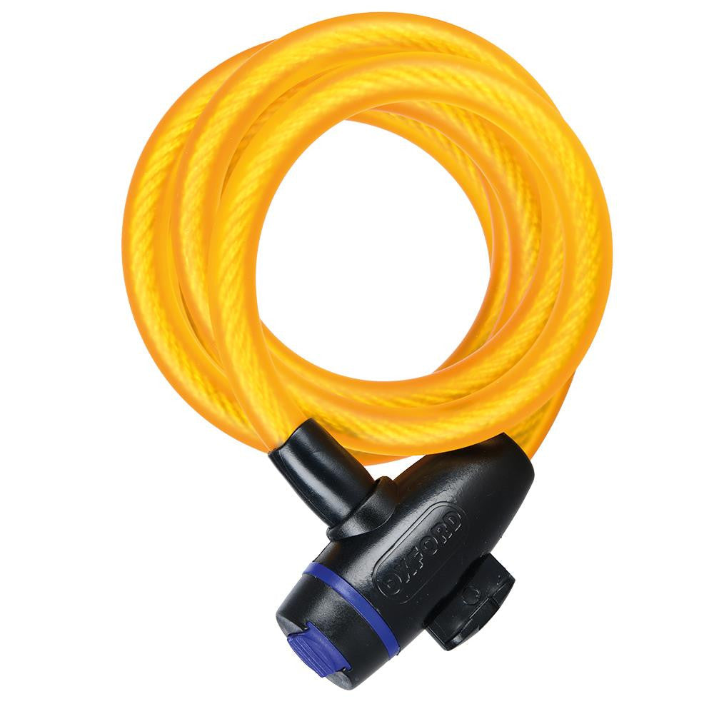 Oxford Cable Lock 12mm x 1800mm | Heavy-Duty Motorcycle Security Lock-Win Impex Moto