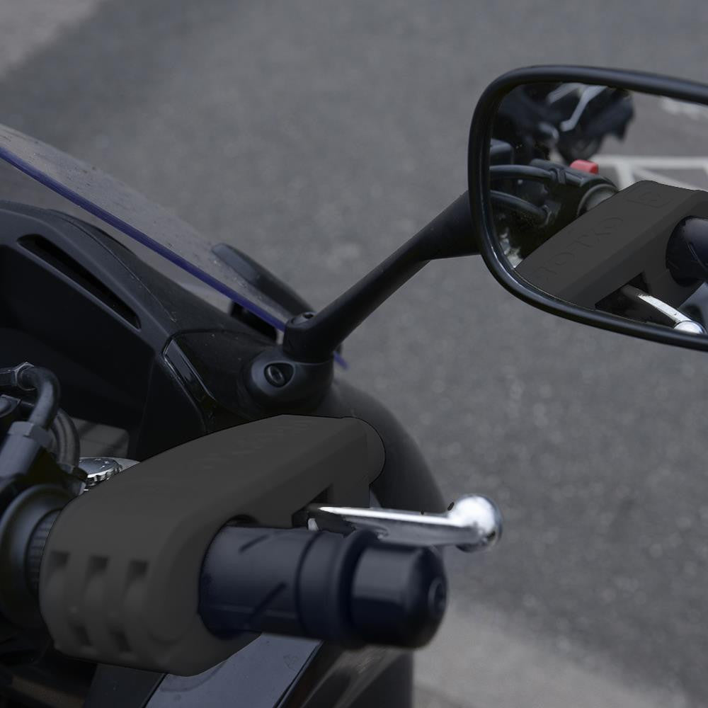 Oxford Motorcycle Lever Lock | Heavy-Duty Handlebar Security (Black)-Win Impex Moto