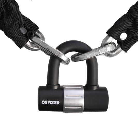 Oxford HD Chain Lock 2m – Heavy Duty Motorcycle Security Lock for Bikes & Scooters-Win Impex Moto