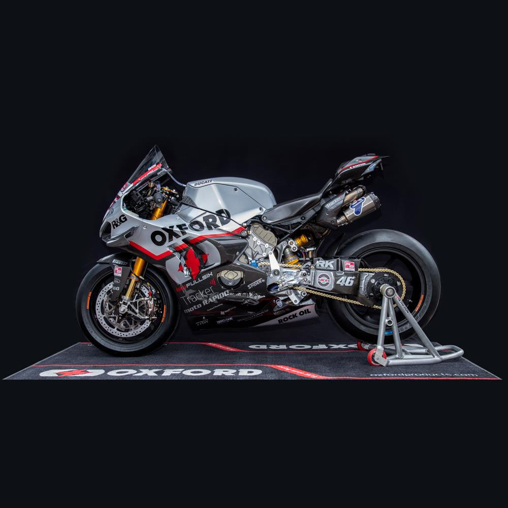Oxford Motorbike Racing Workshop Garage Mat Large 100cm x 200cm-Win Impex Moto