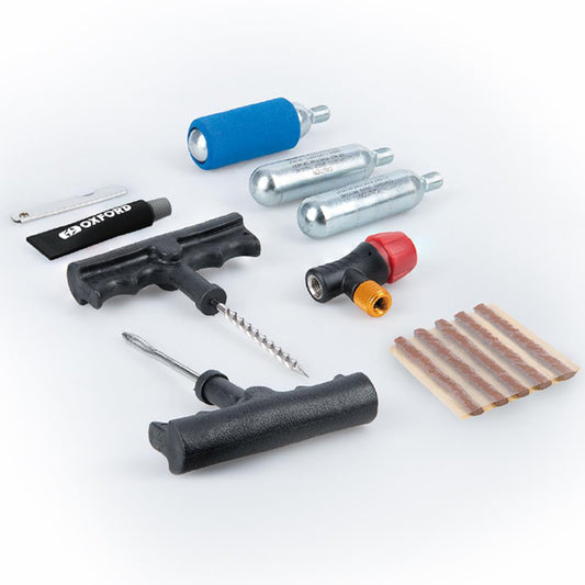 Oxford CO2 Tyre Repair Kit 1 Puncture Kit-Win Impex Moto