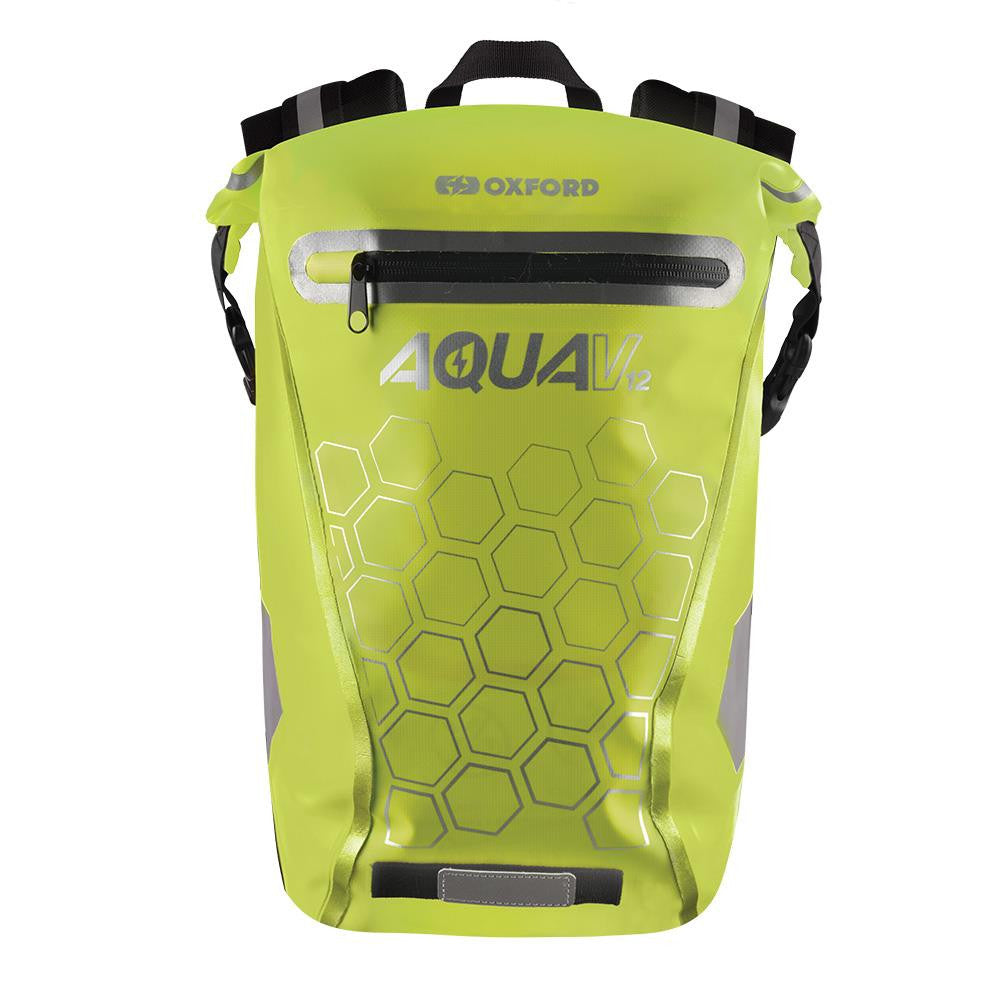 Oxford Aqua V 12 Motocycle Backpack Fluo 12L-Win Impex Moto