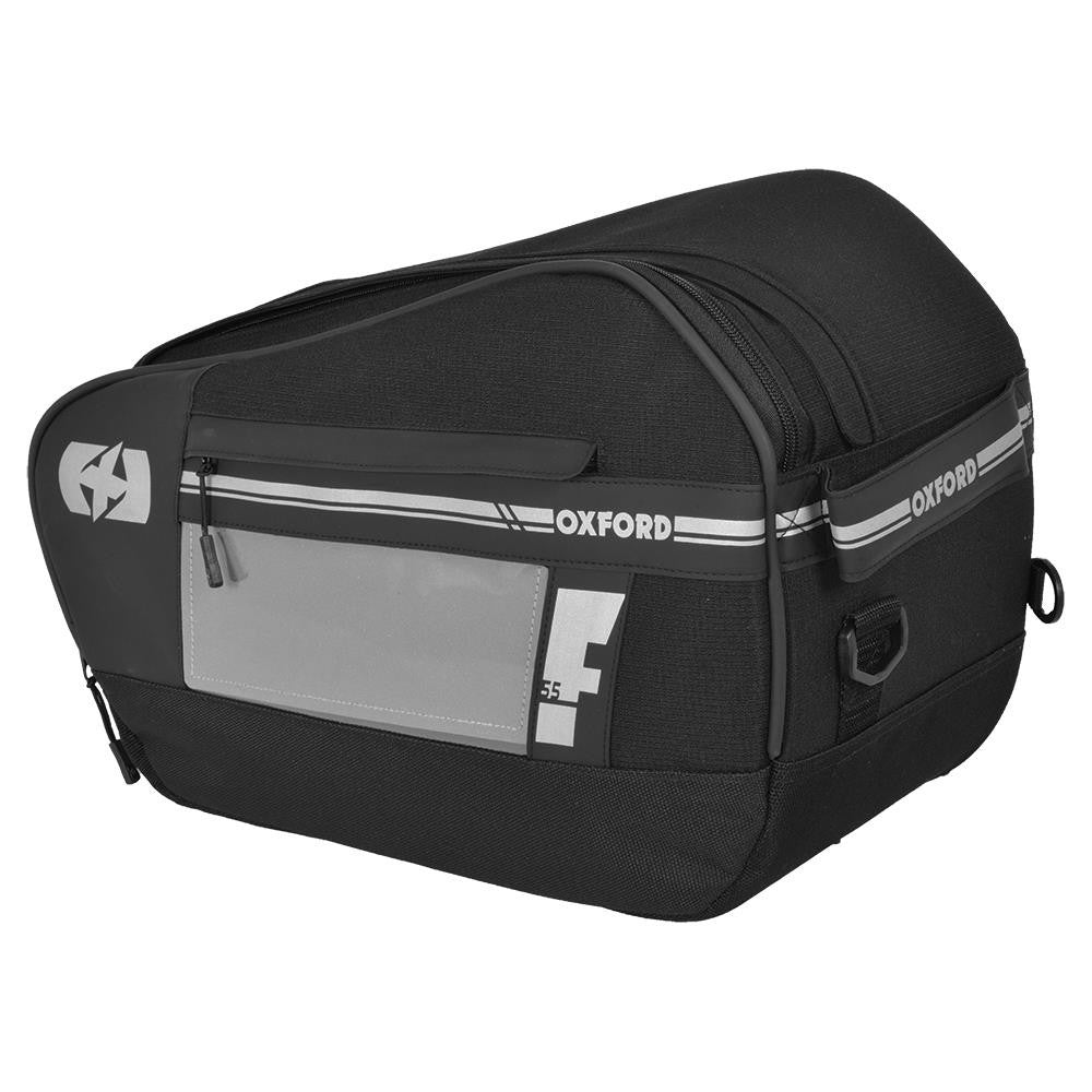 Oxford Motorcycle F1 Panniers Large 55L Touring Sports Luggage-Win Impex Moto