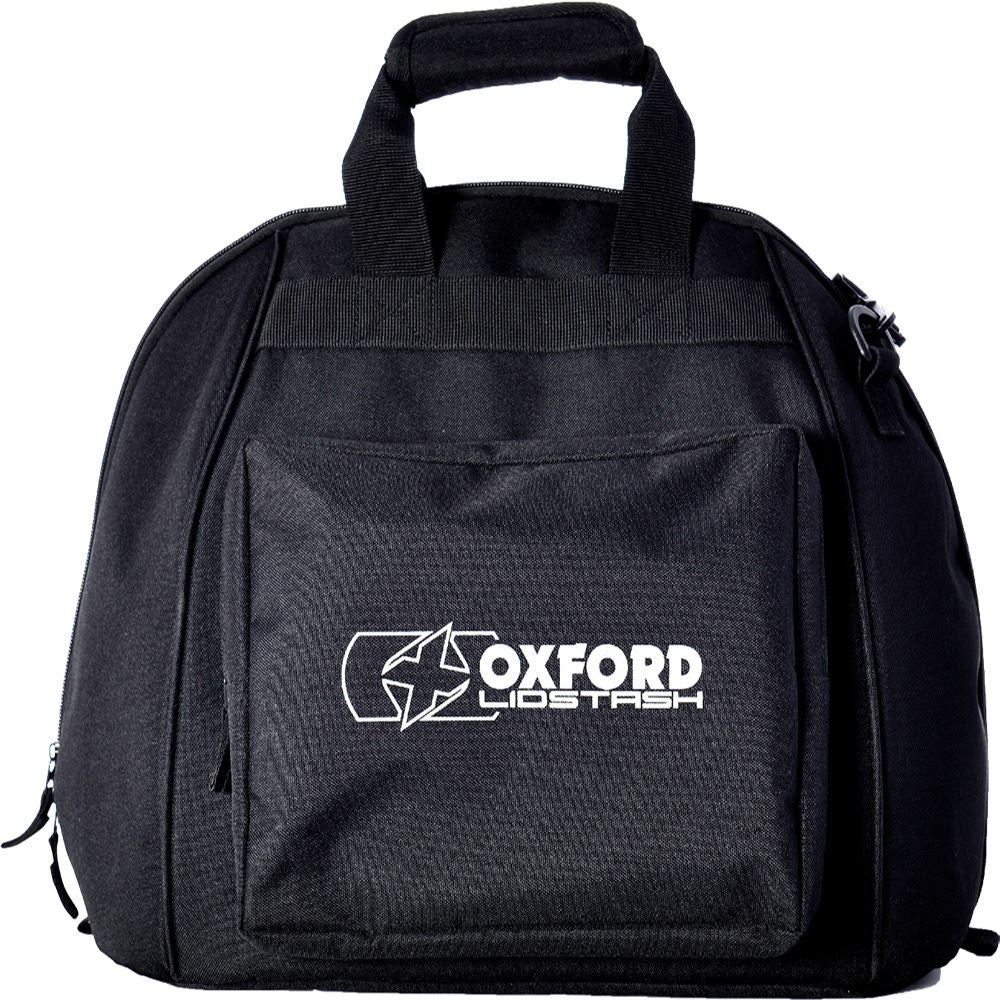 Oxford Lidstash Motorcycle Helmet Bag Black-Win Impex Moto