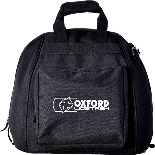 Oxford Lidstash Motorcycle Helmet Bag Black-Win Impex Moto
