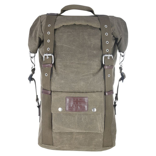 Oxford Heritage 30L Motorcycle Backpack Khaki-Win Impex Moto