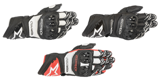 Alpinestars Gp Pro R3 Motorcycle Motorbike Leather Gloves-Win Impex Moto