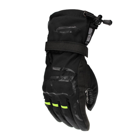 Viper Shadow 10 CE Approved Waterproof Motorcycle Motorbike Black Gloves-Win Impex Moto