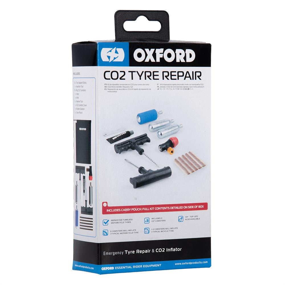 Oxford CO2 Tyre Repair Kit 1 Puncture Kit-Win Impex Moto