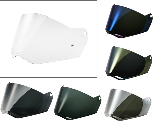 LS2 MX436 Pioneer Visor Motorcycle Bike PinLock Ready Clear Smoke-Win Impex Moto