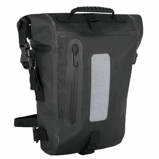 Oxford Aqua T8 Tail Pack Bag Motorcycle Luggage 8L Black-Win Impex Moto