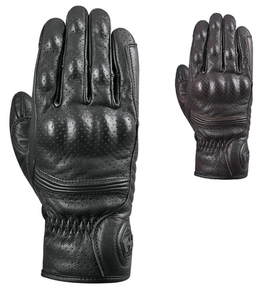 Oxford Tucson 1.0 Leather Motorcycle Summer Gloves | Lightweight, Breathable & Durable for Warm Weather Rides-Win Impex Moto