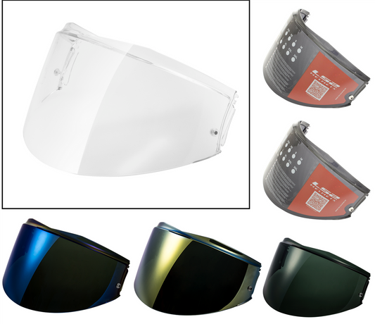 LS2 FF399 Visor Valiant For Racing Crash Helmets-Win Impex Moto