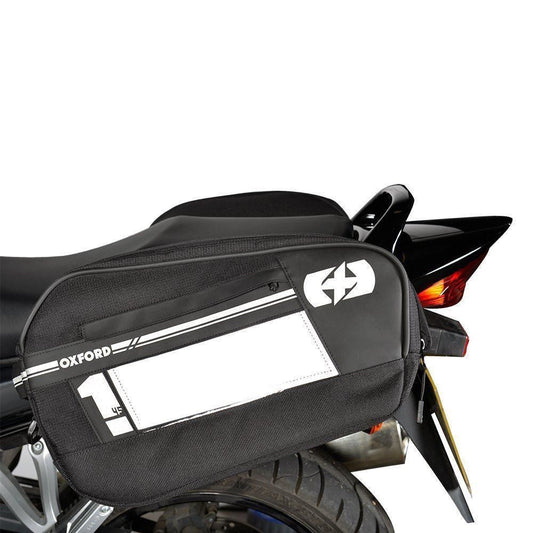 Oxford Motorcycle F1 Panniers Large 55L Touring Sports Luggage-Win Impex Moto