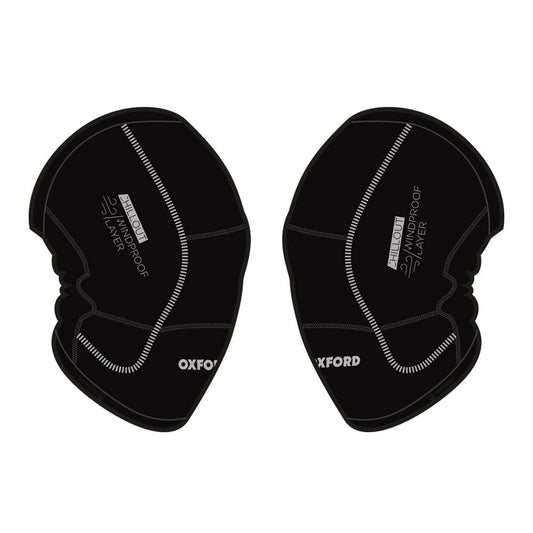 Oxford Chillout Thermal Motorcycle Knees Warmer Black-Win Impex Moto