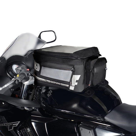 Oxford OL443 F1 Tank Bag Touring motorcycle Luggage 18L Black-Win Impex Moto