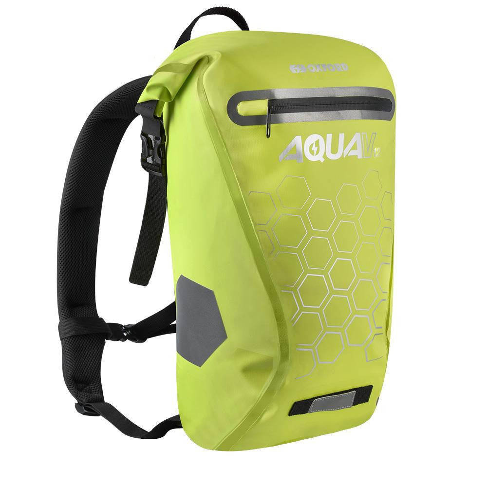 Oxford Aqua V 12 Motocycle Backpack Fluo 12L-Win Impex Moto