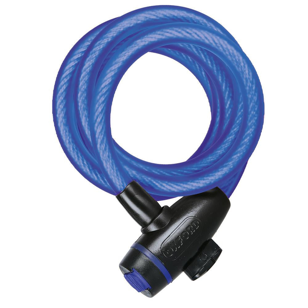Oxford Cable Lock 12mm x 1800mm | Heavy-Duty Motorcycle Security Lock-Win Impex Moto