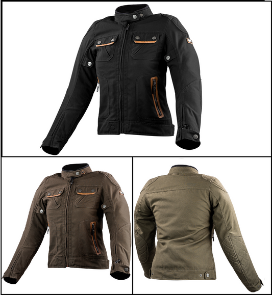 LS2 Bullet Lady Waterproof Vintage Jacket-Win Impex Moto