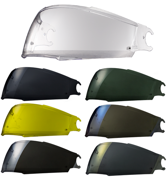 LS2 FF902 Visor Scope Helmet Replacement Dark Clear Iridium Shield-Win Impex Moto