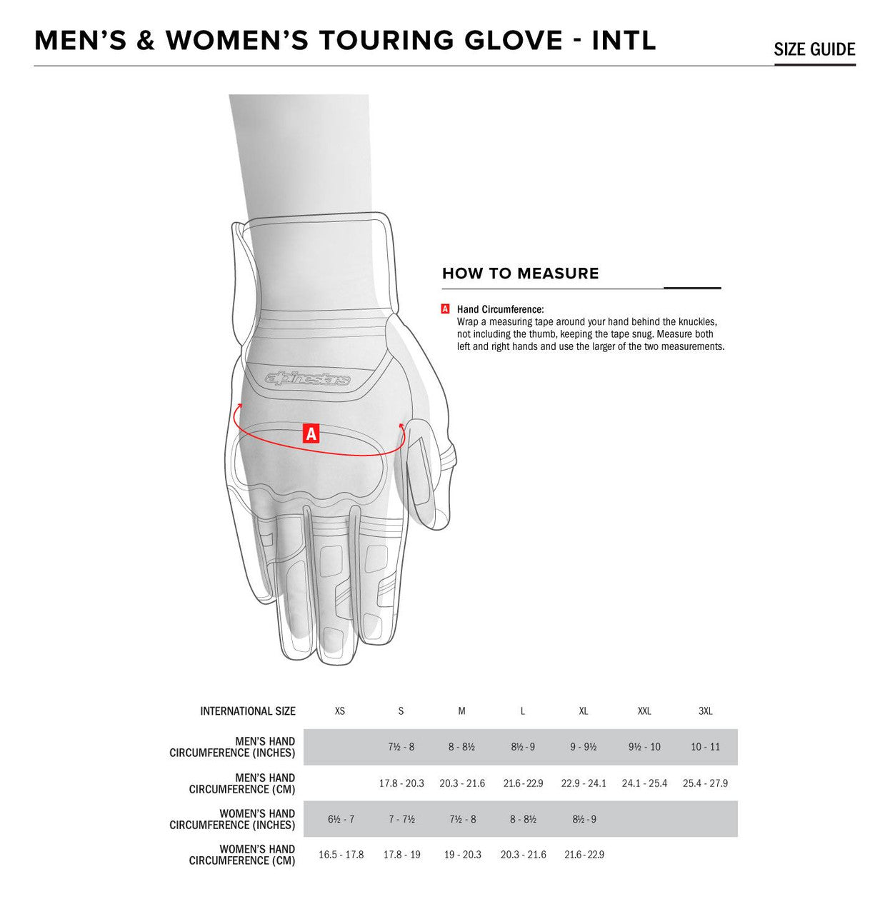 Alpinestars Stella C-1 v2 Gore-Tex Motorcycle Women Gloves-Win Impex Moto